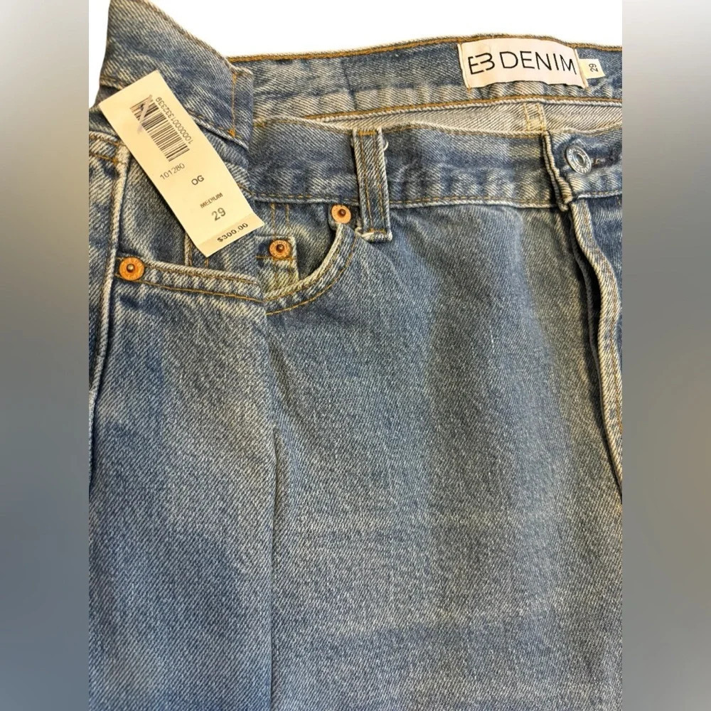 NWT EB Denim OG Reinvented Shifted Segments Asymmetrical Waist 29 - Picture 9 of 13